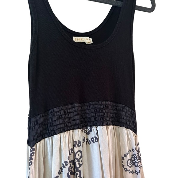 vintage Indah Tank Style Dress with and Silk patterned paisley print bottom - Picture 10 of 11